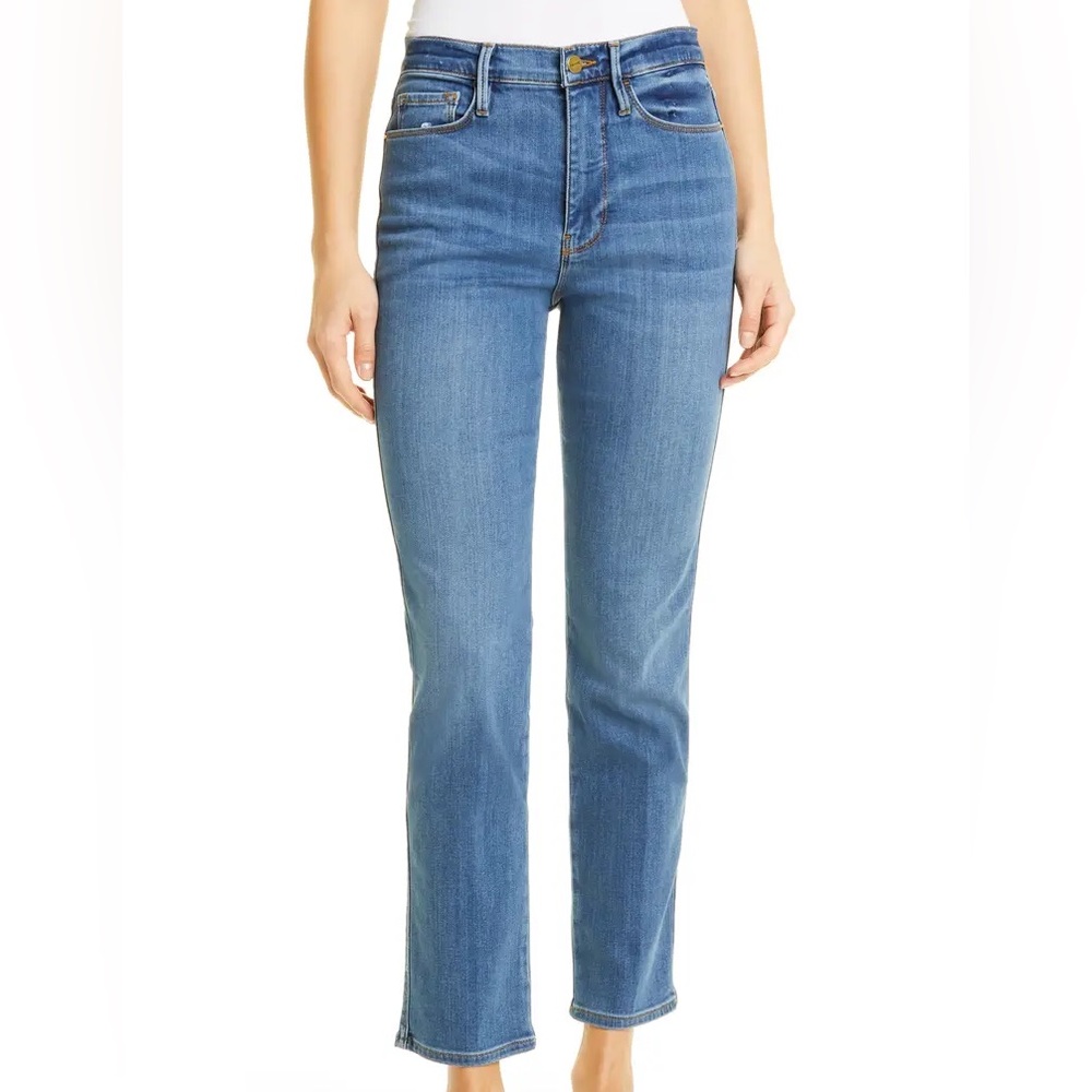 Frame “Le Sylvie” cropped straight jeans size 25